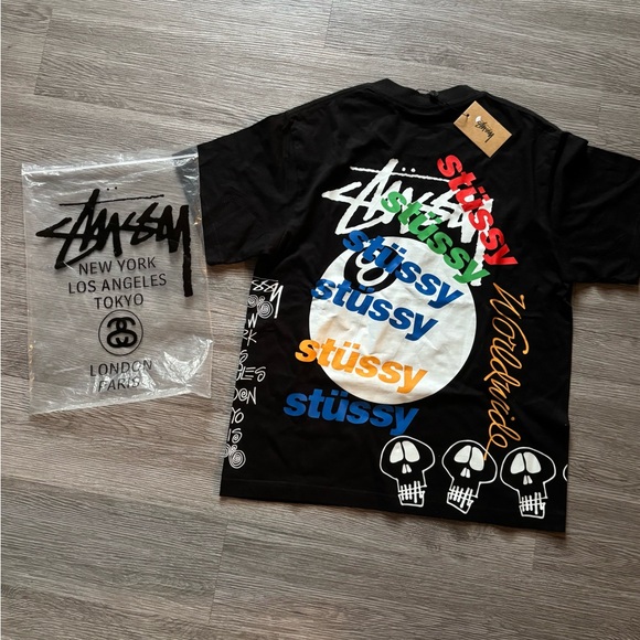 Stussy black&white tee - Picture 1 of 6